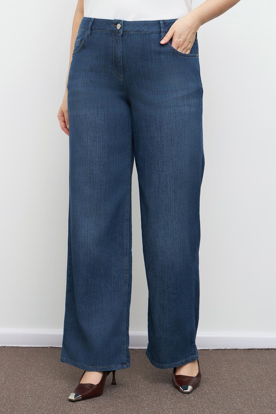 Брюки клёш Luisa Cerano синие