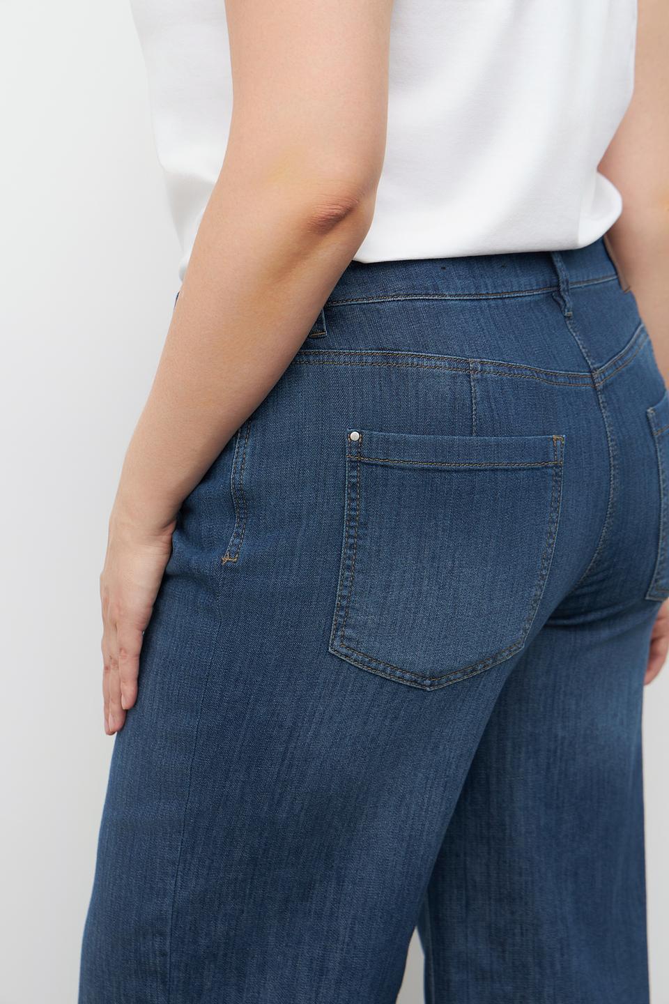 Брюки клёш Luisa Cerano синие