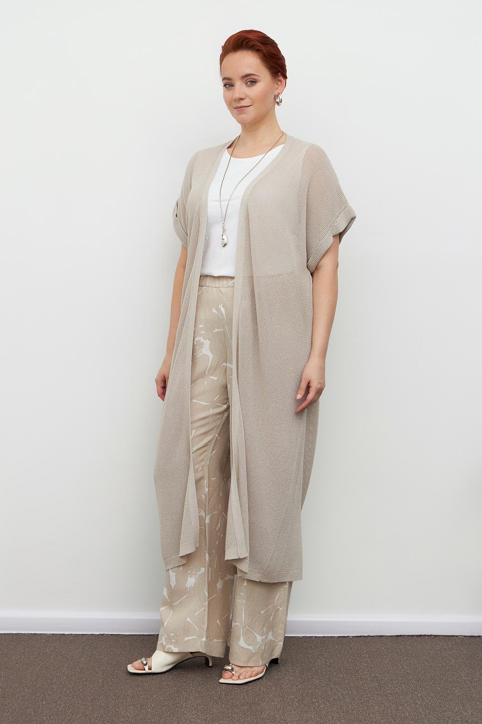 Жакет Marc Aurel вязаный бежевый