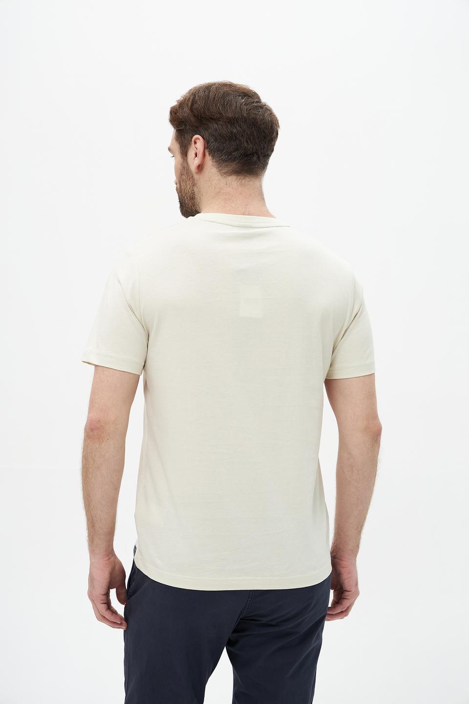 Футболка Lerros с принтом бежевая