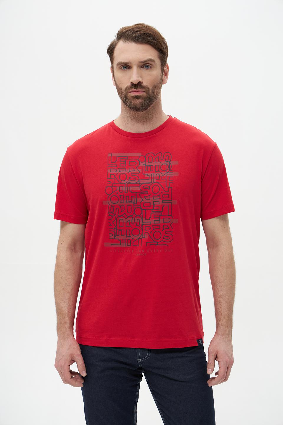 Футболка Lerros красный с логотипом
