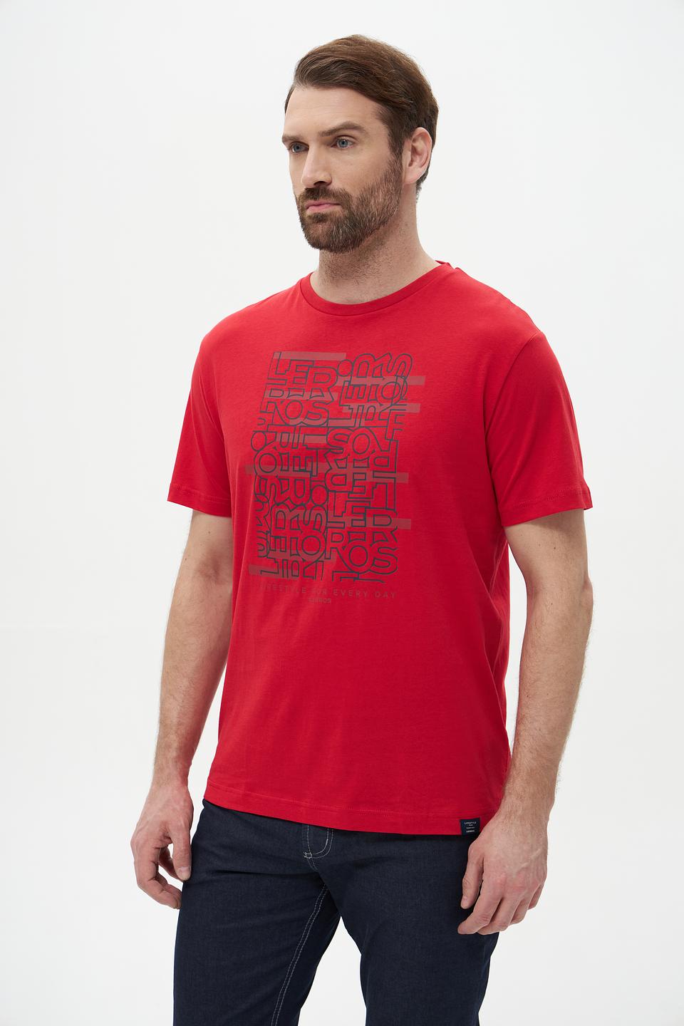 Футболка Lerros красный с логотипом