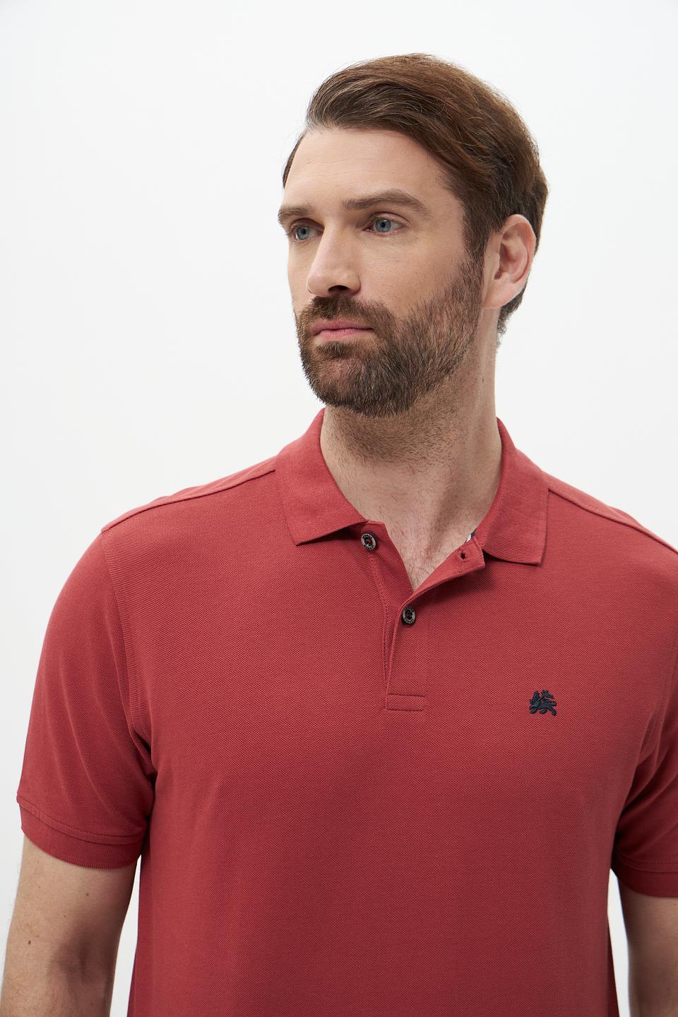 Поло Lerros терракотовый
