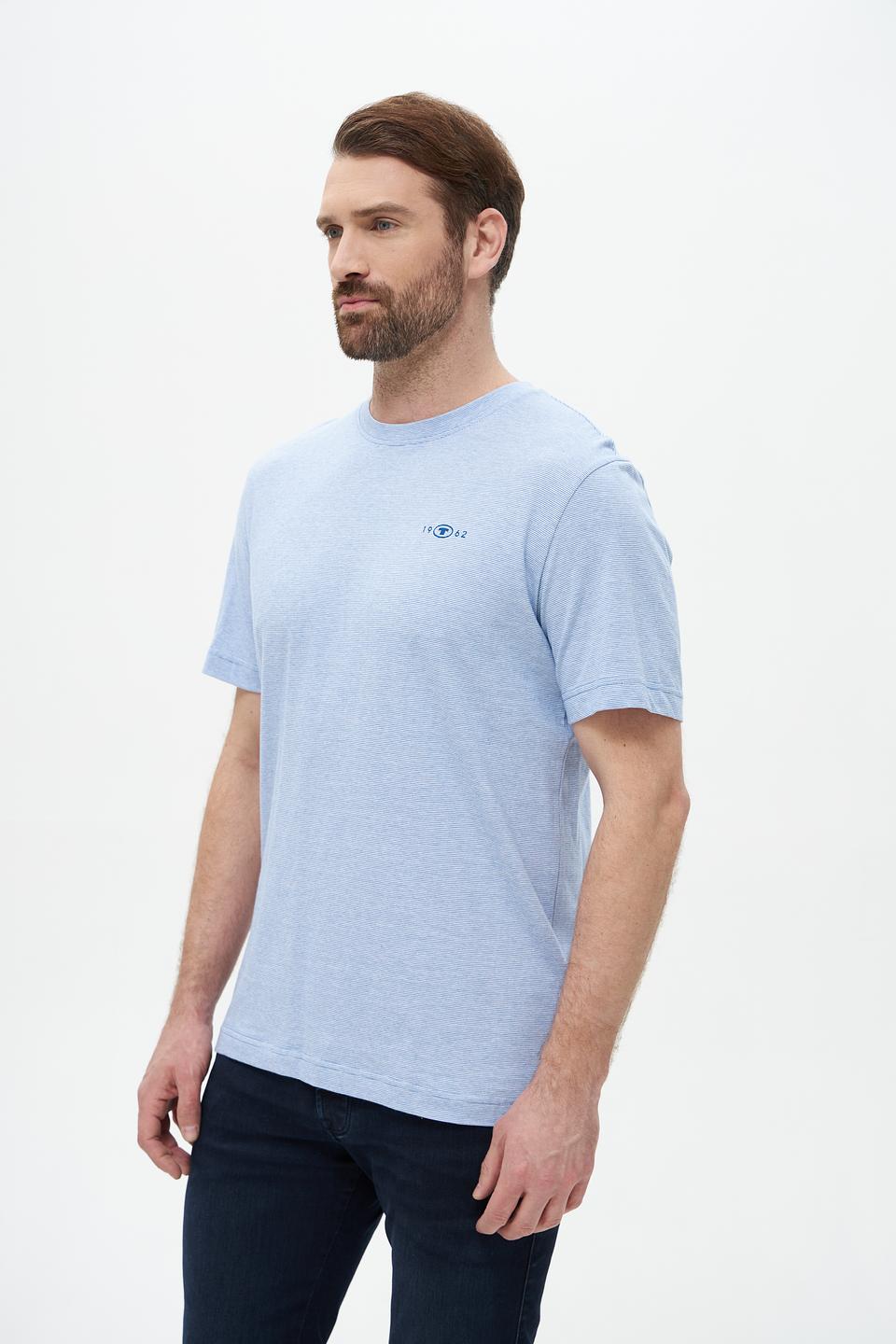 Футболка Tom Tailor голубая меланж