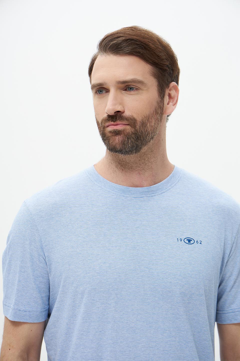 Футболка Tom Tailor голубая меланж