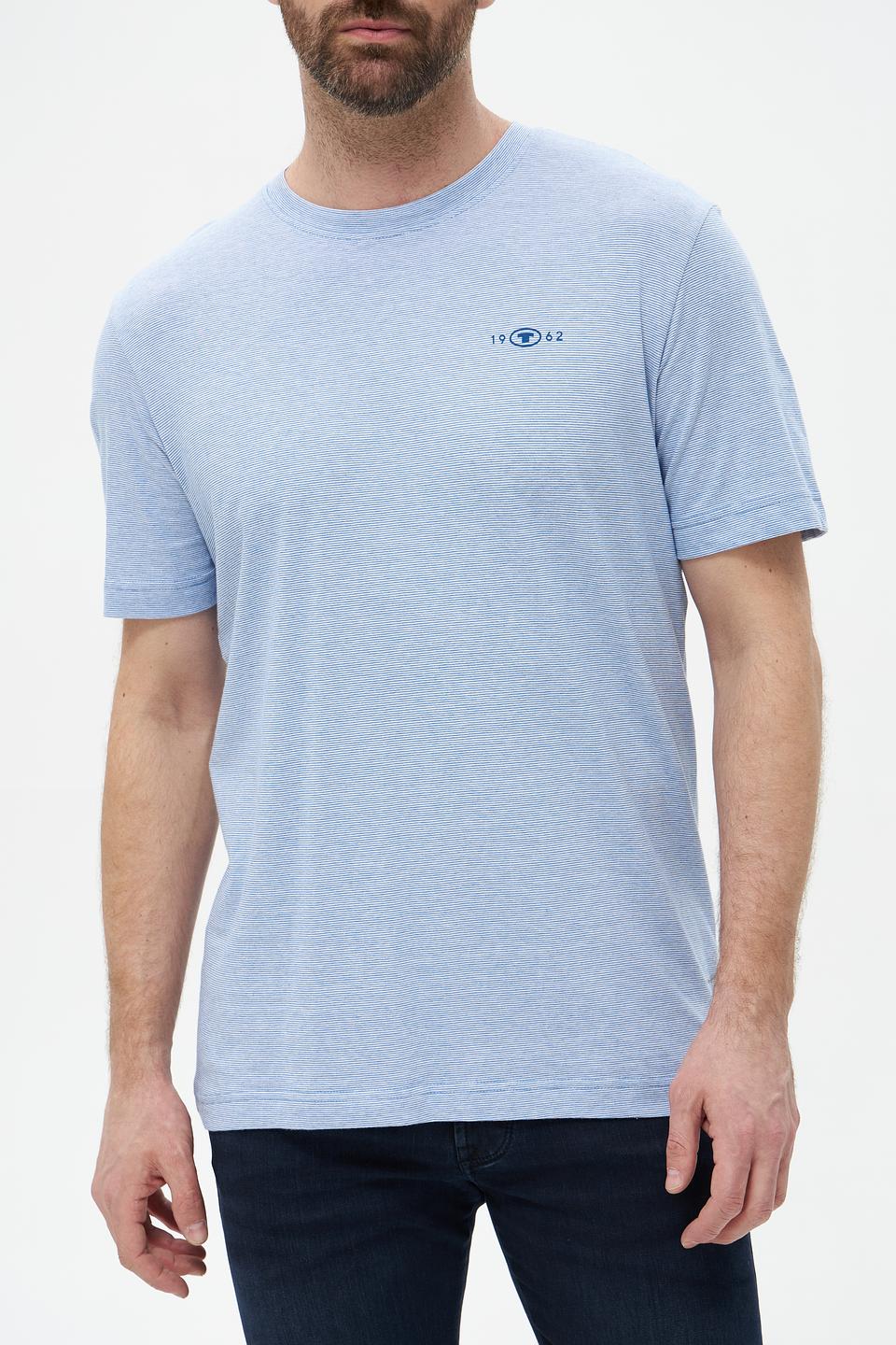 Футболка Tom Tailor голубая меланж