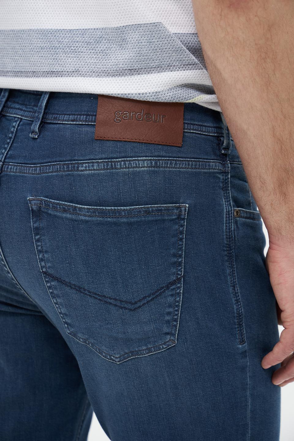 Джинсы Gardeur синие slim fit