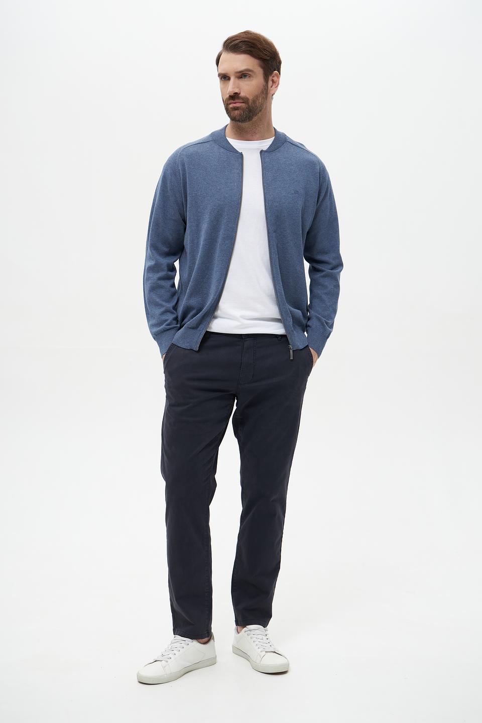 Кардиган Casa Moda на молнии синий