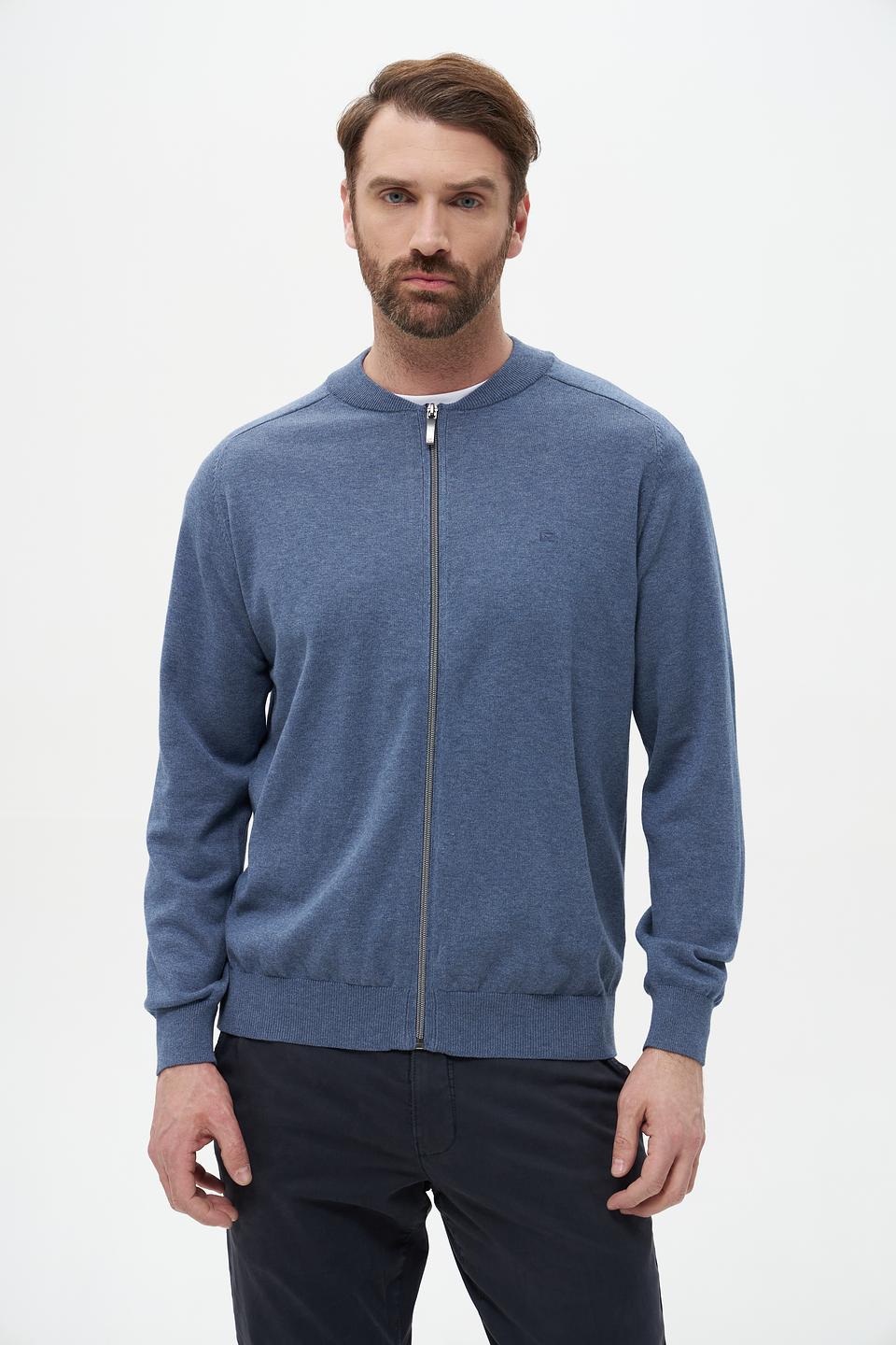 Кардиган Casa Moda на молнии синий