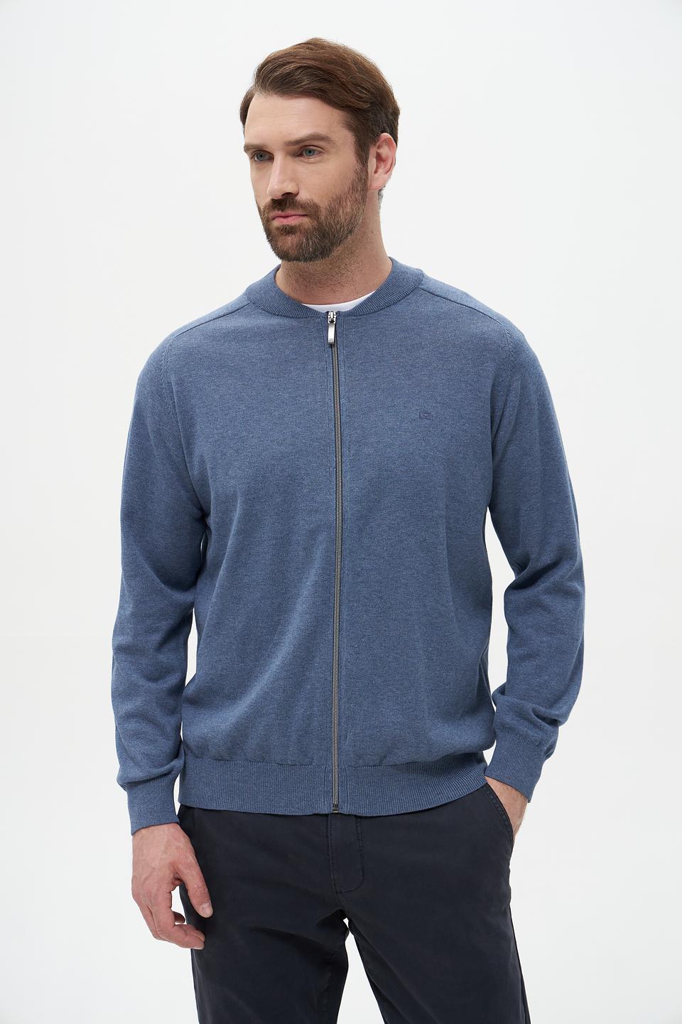 Кардиган Casa Moda на молнии синий