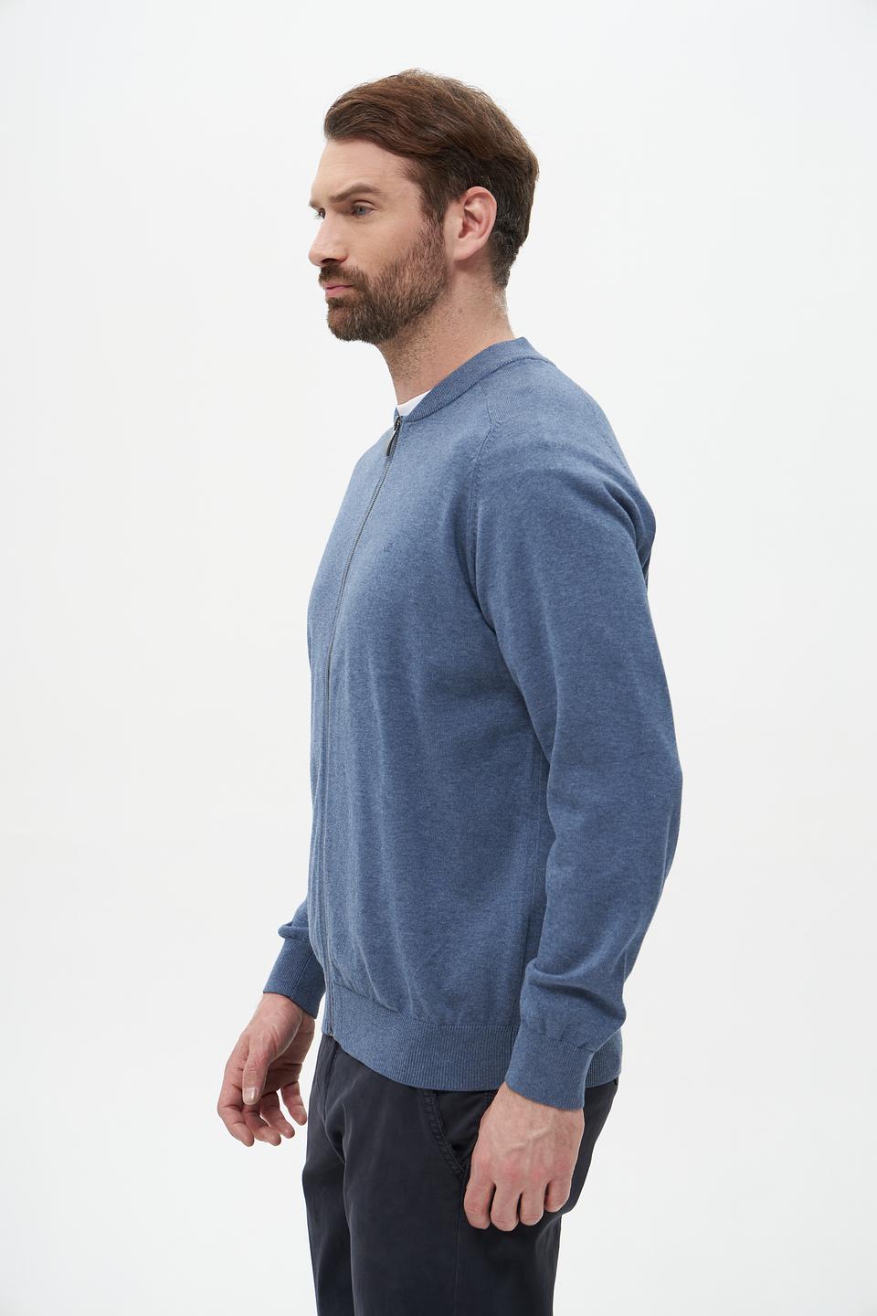 Кардиган Casa Moda на молнии синий