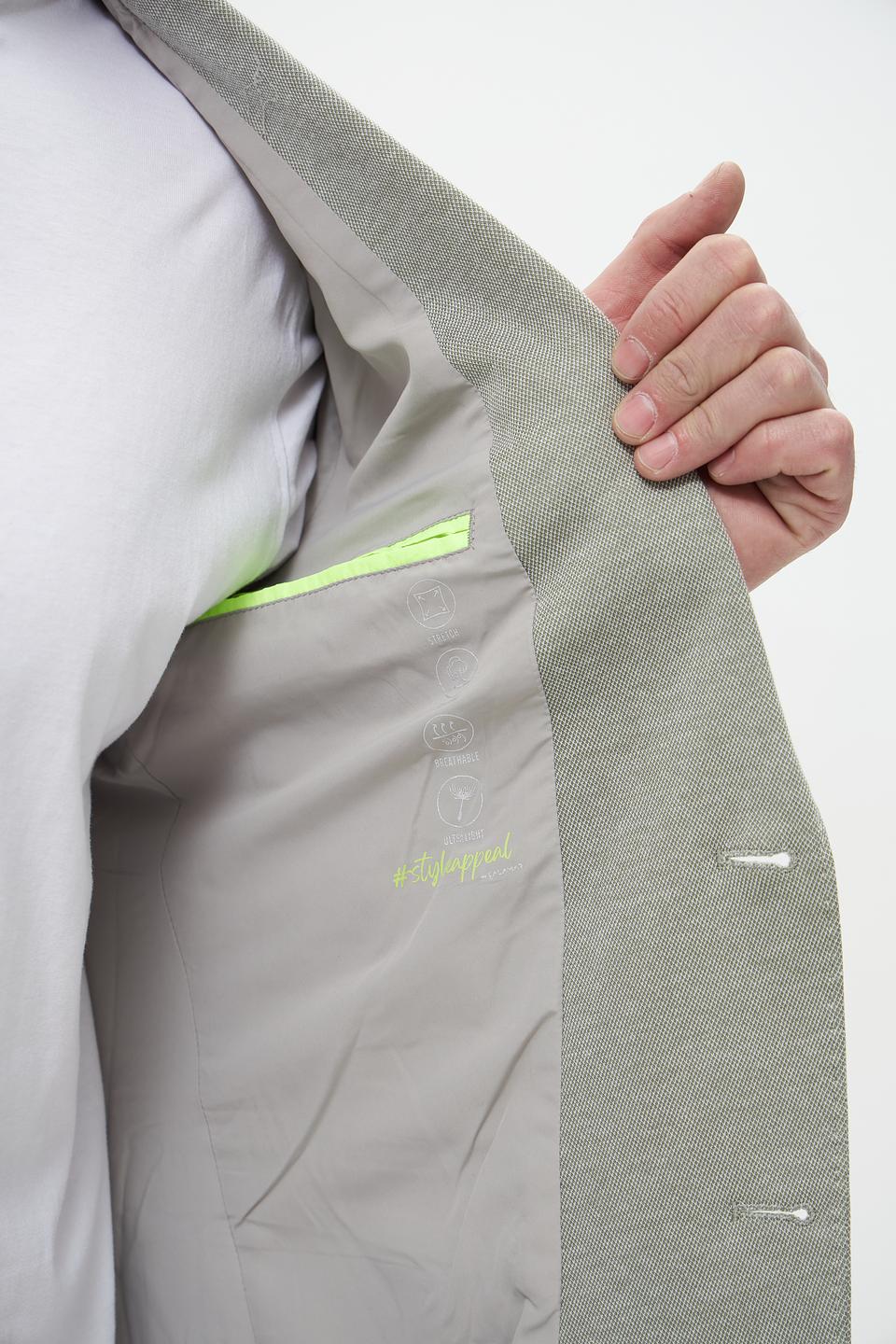 Пиджак Calamar серый приталенный