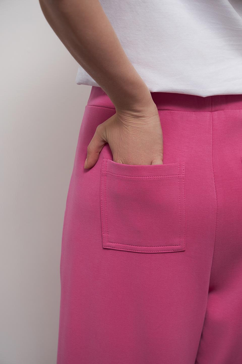 Брюки палаццо Rich and Royal фуксия