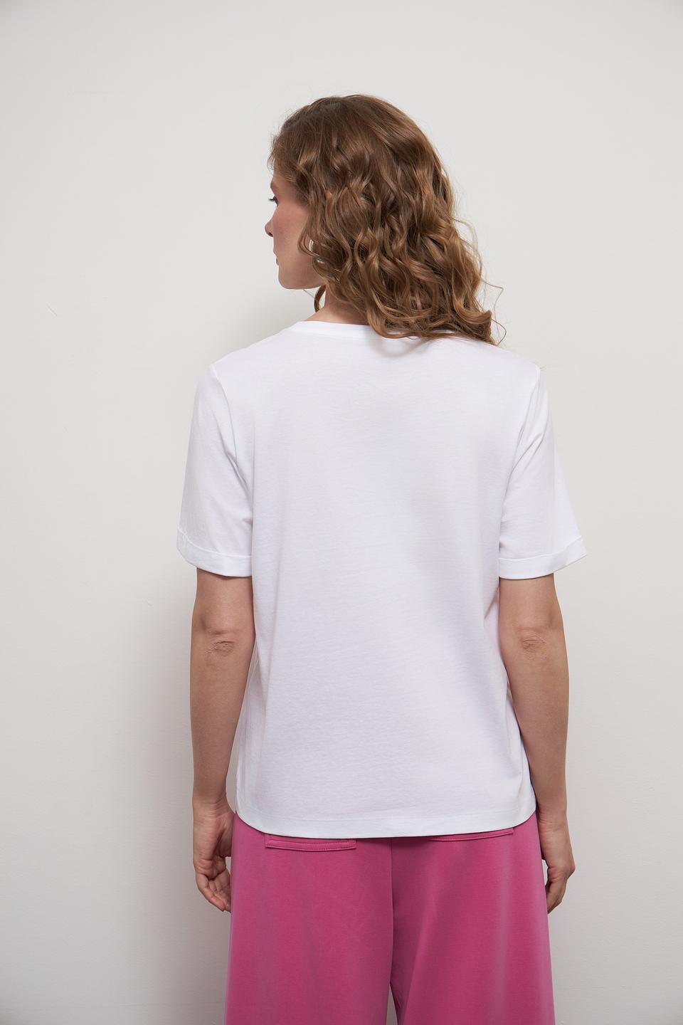 Футболка Lecomte с принтом