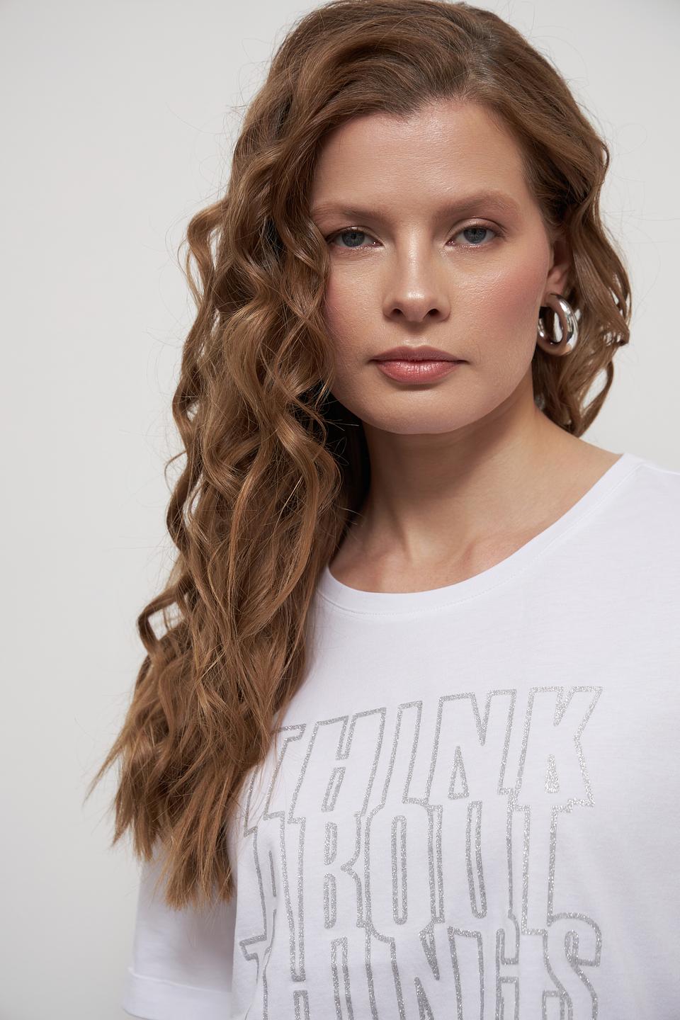 Футболка Lecomte с принтом