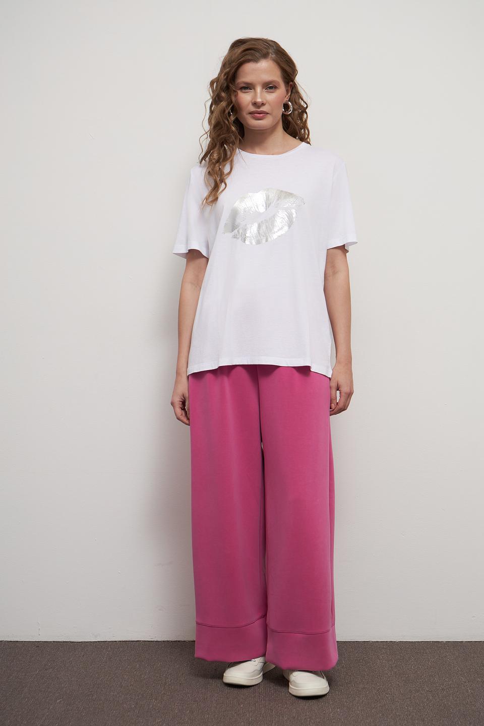 Футболка Marc Aurel с принтом губ