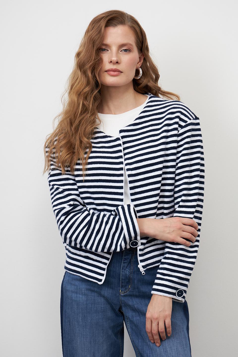 Жакет Pezzo в полоску