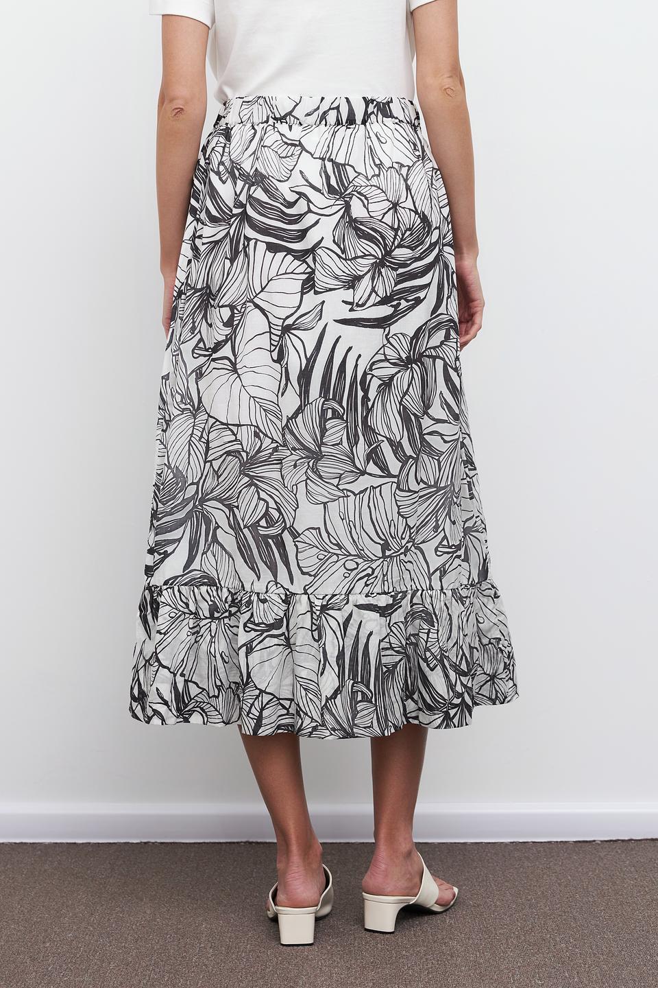 Юбка Pezzo с цветочным принтом