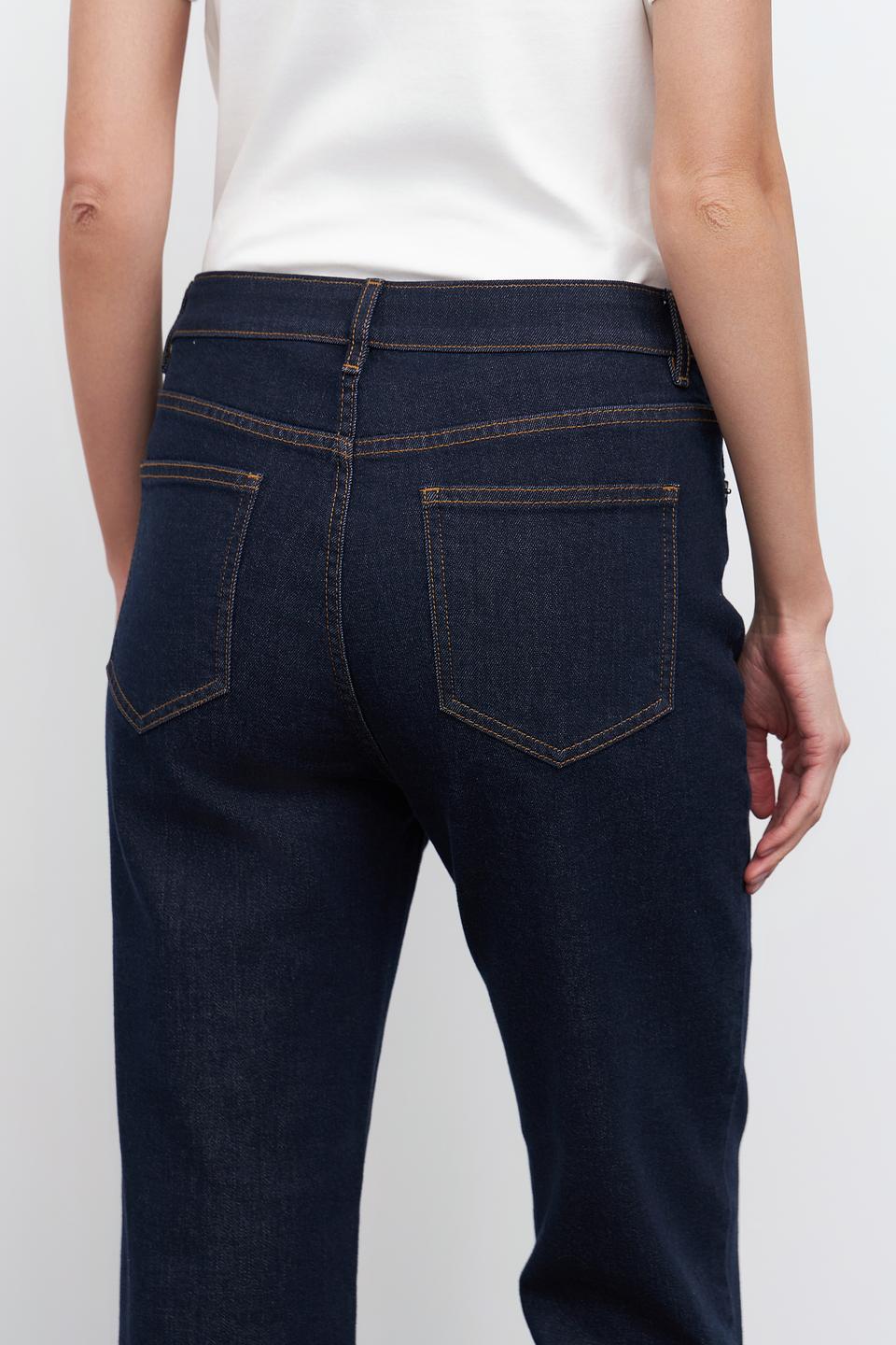 Джинсы Pezzo тёмно-синие прямые