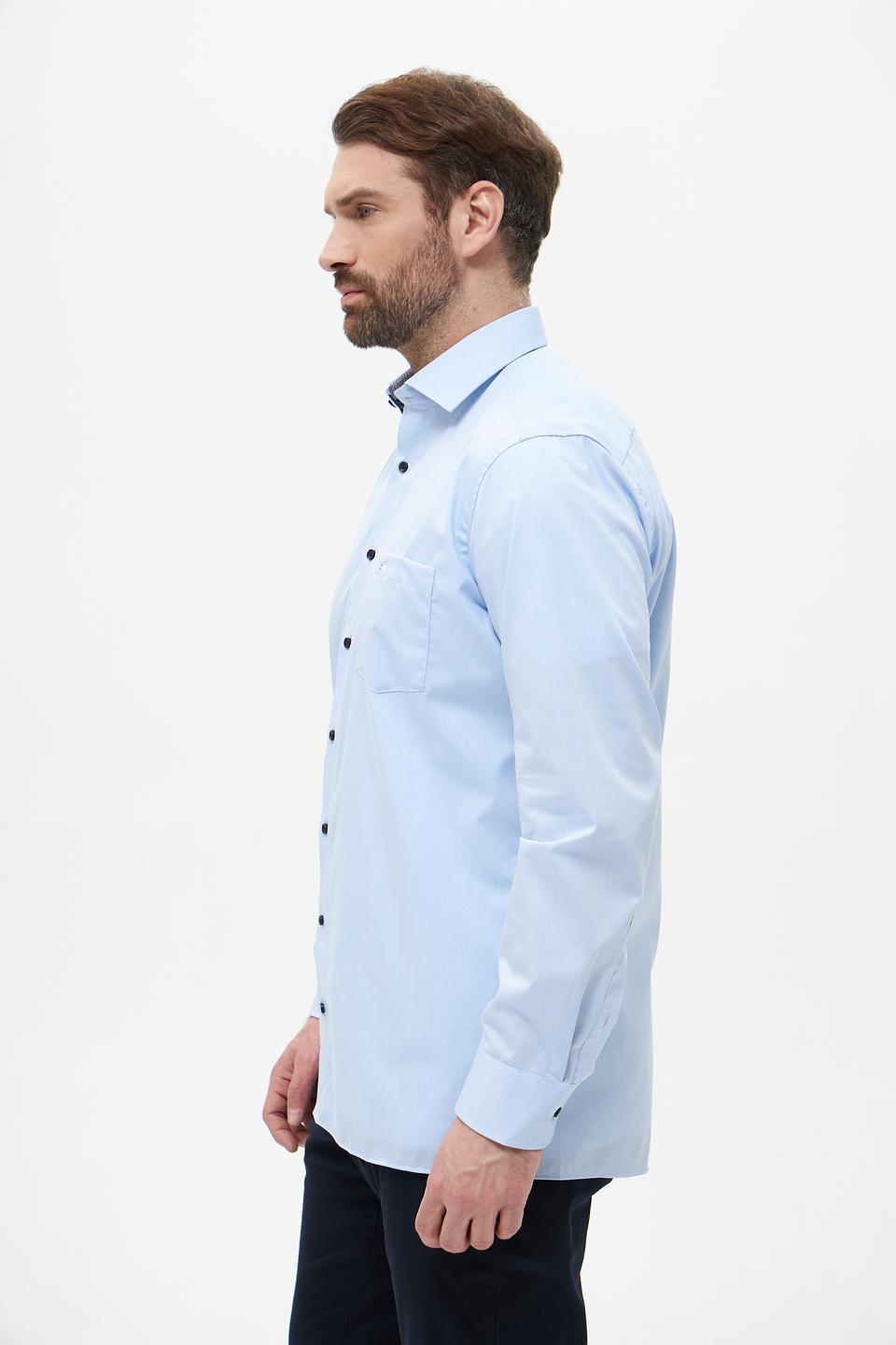 Рубашка Casa Moda голубая приталенная