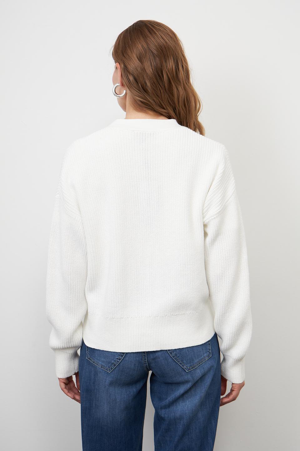 Жакет Pezzo вязаный белый