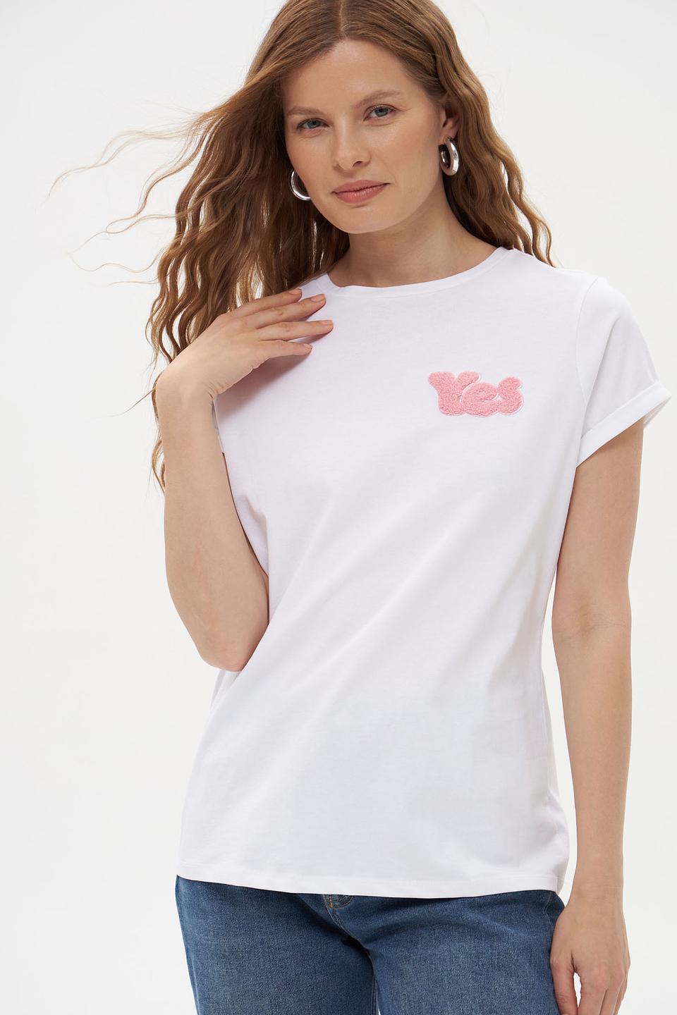 Футболка Pezzo с надписью Yes