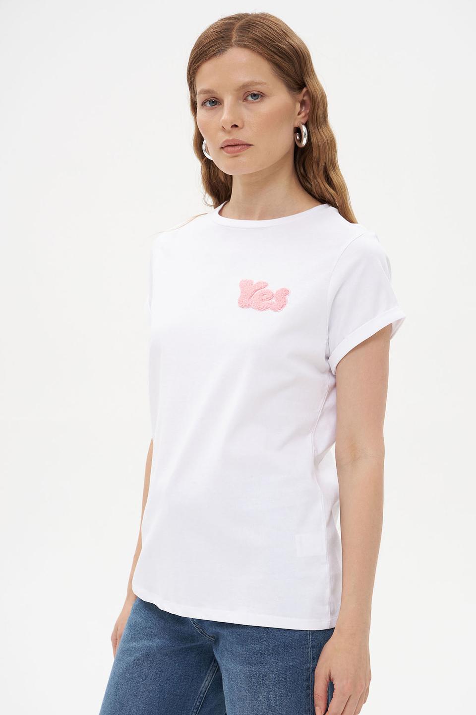 Футболка Pezzo с надписью Yes