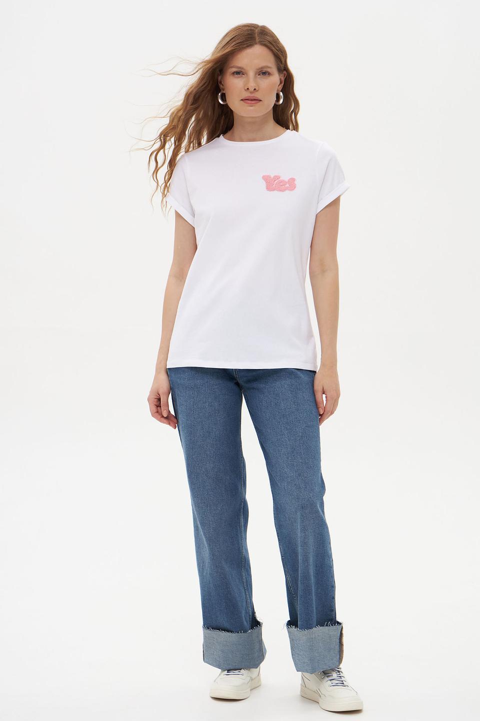 Футболка Pezzo с надписью Yes