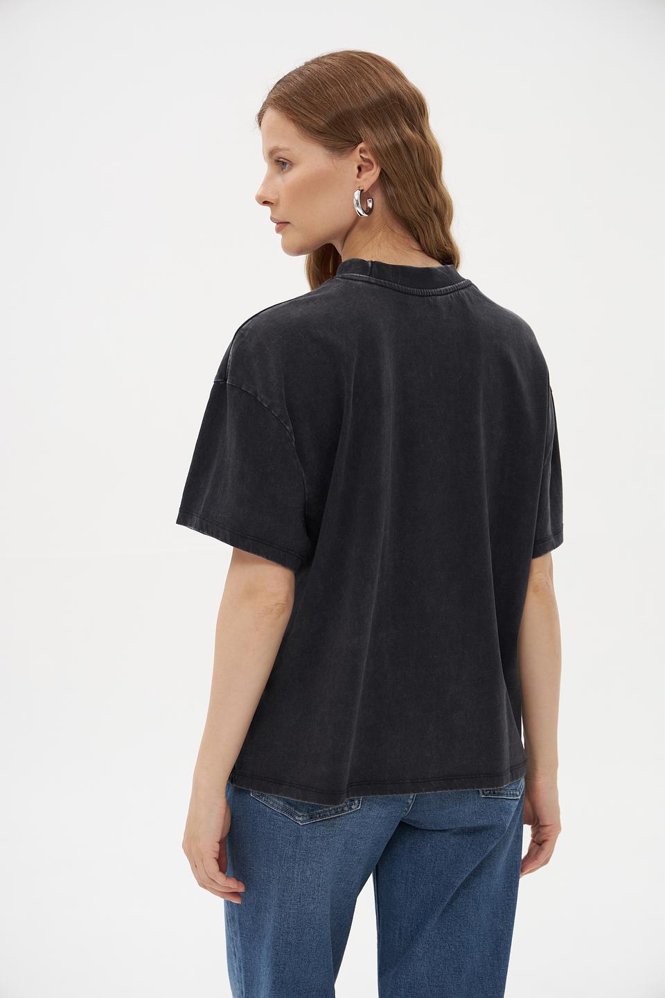 Футболка Pezzo с сердцем чёрная