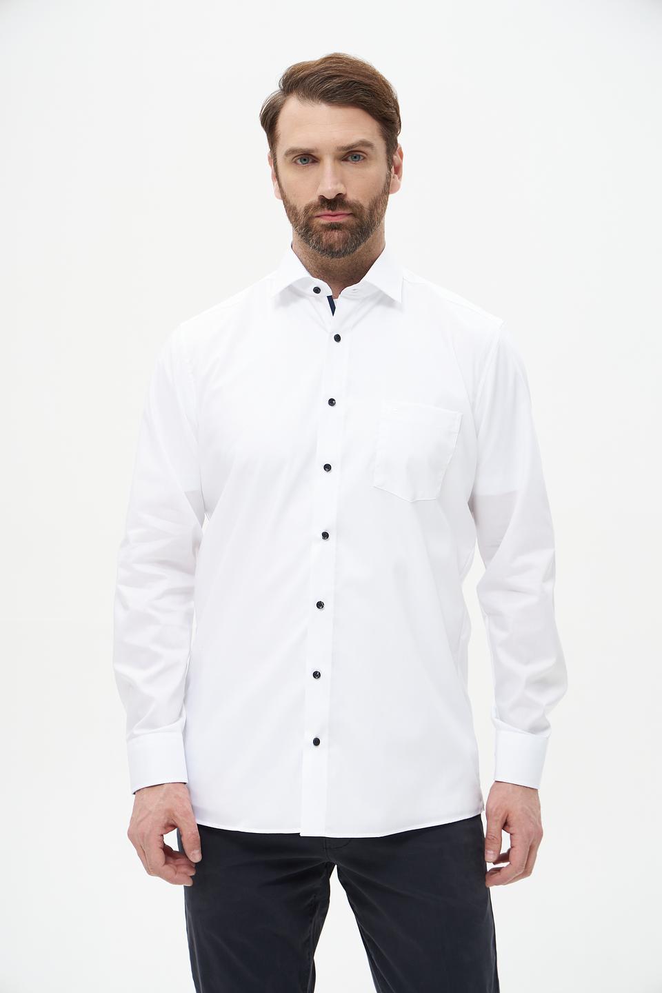 Рубашка Casa Moda с контрастной отделкой