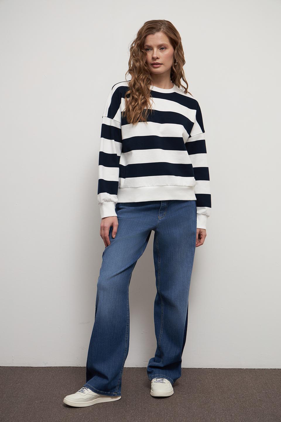 Пуловер Tom Tailor в полоску