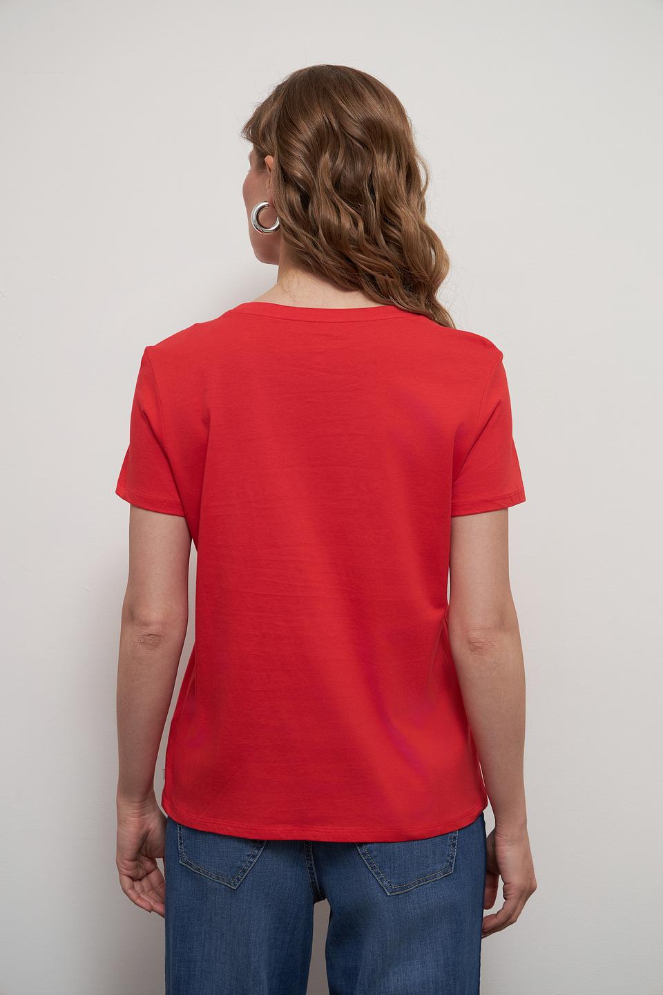 Футболка Tom Tailor denim красная