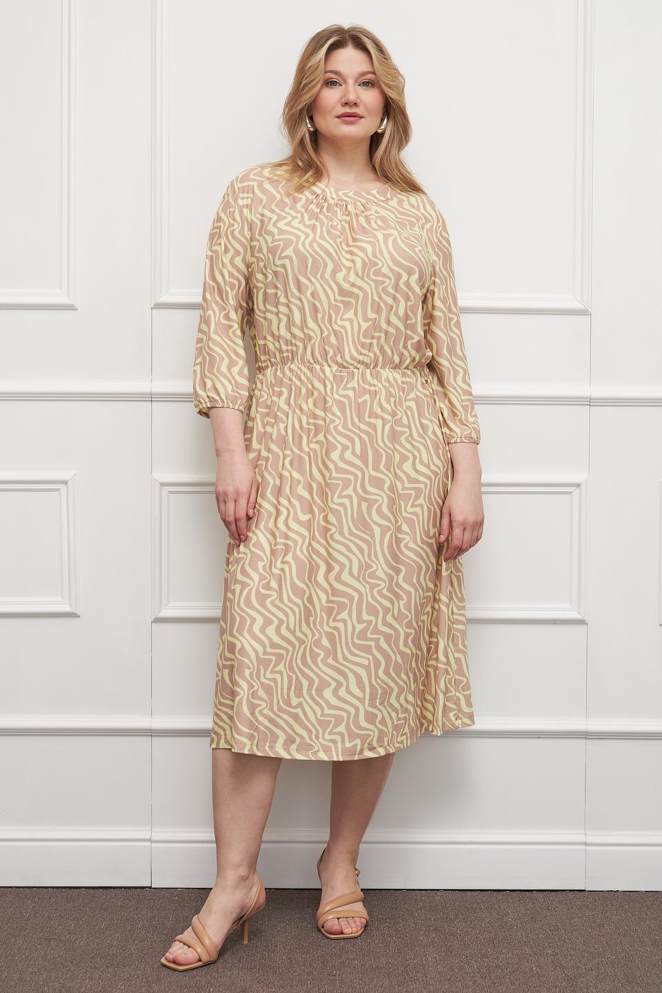 Платье Betty and Co с волнистым принтом