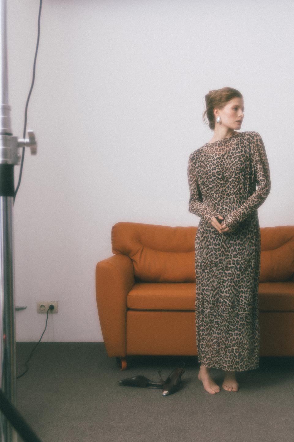 Платье Rich and Royal леопард