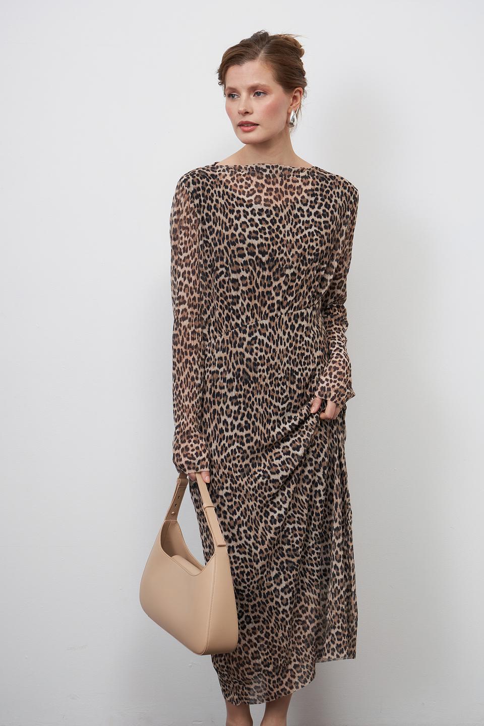 Платье Rich and Royal леопард