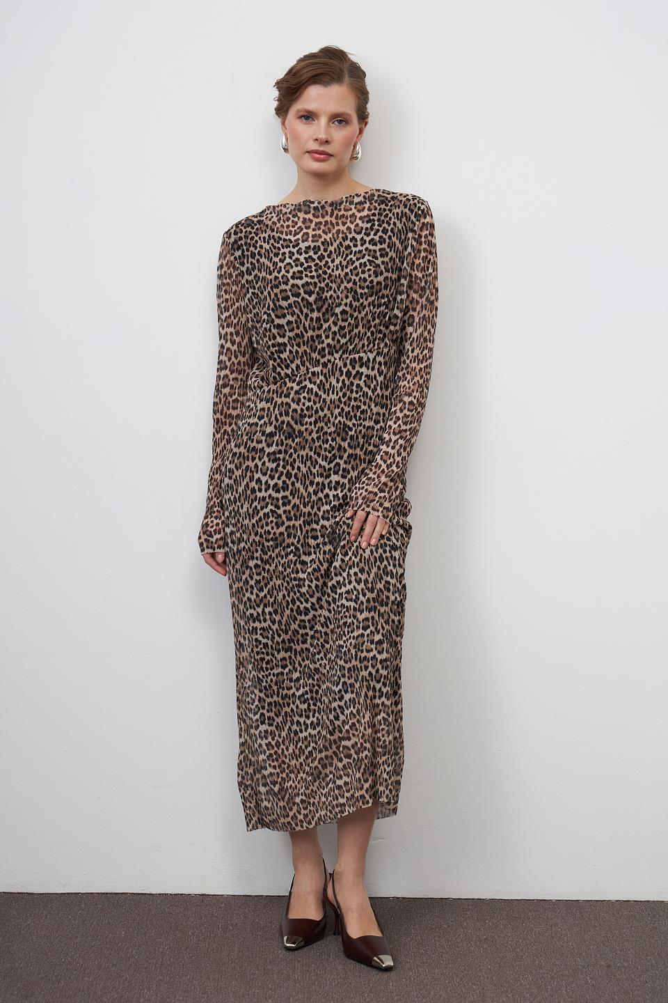Платье Rich and Royal леопард