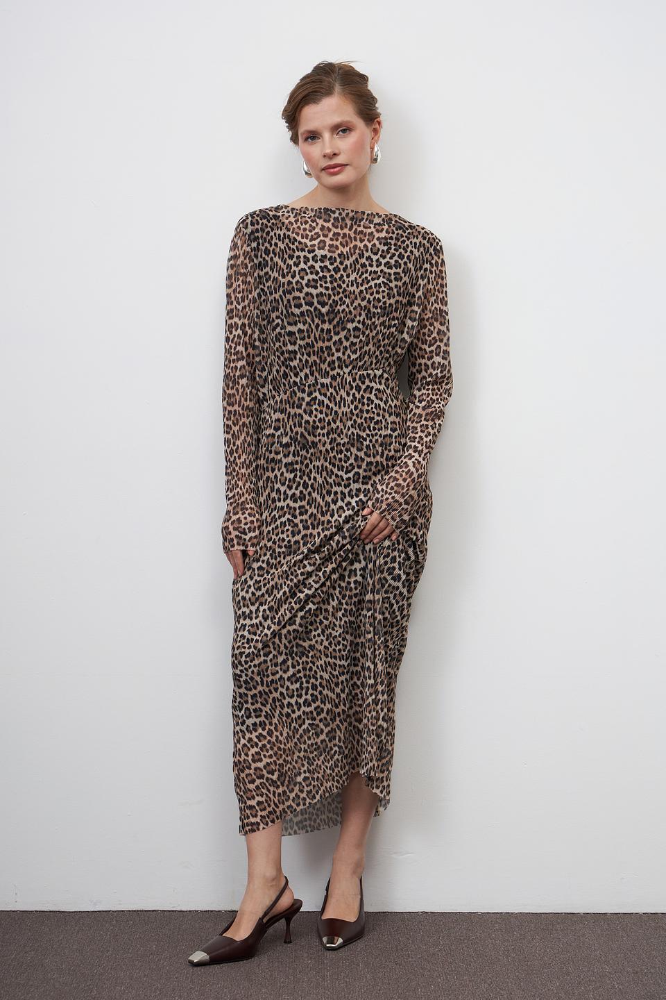 Платье Rich and Royal леопард