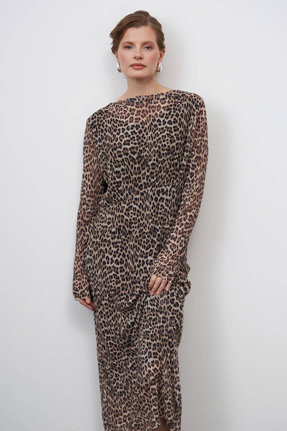 Платье Rich and Royal леопард