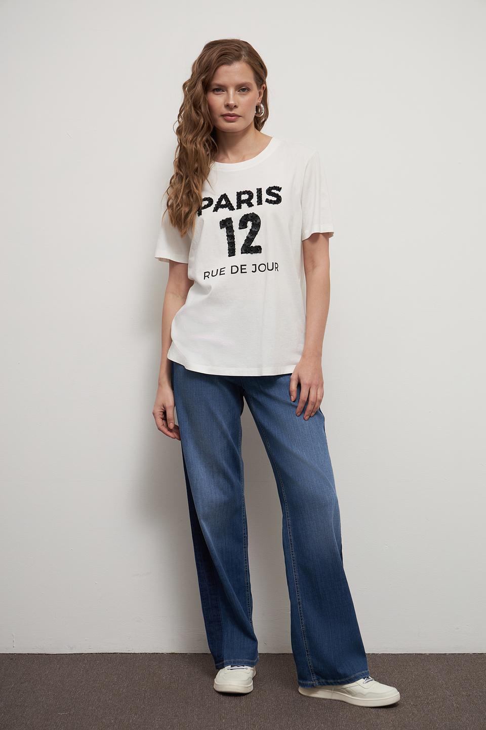 Футболка Marc Aurel с принтом Paris