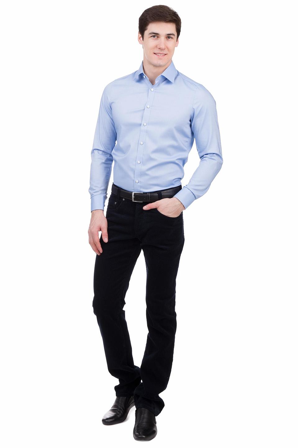 Рубашка Olymp голубая Slim Fit