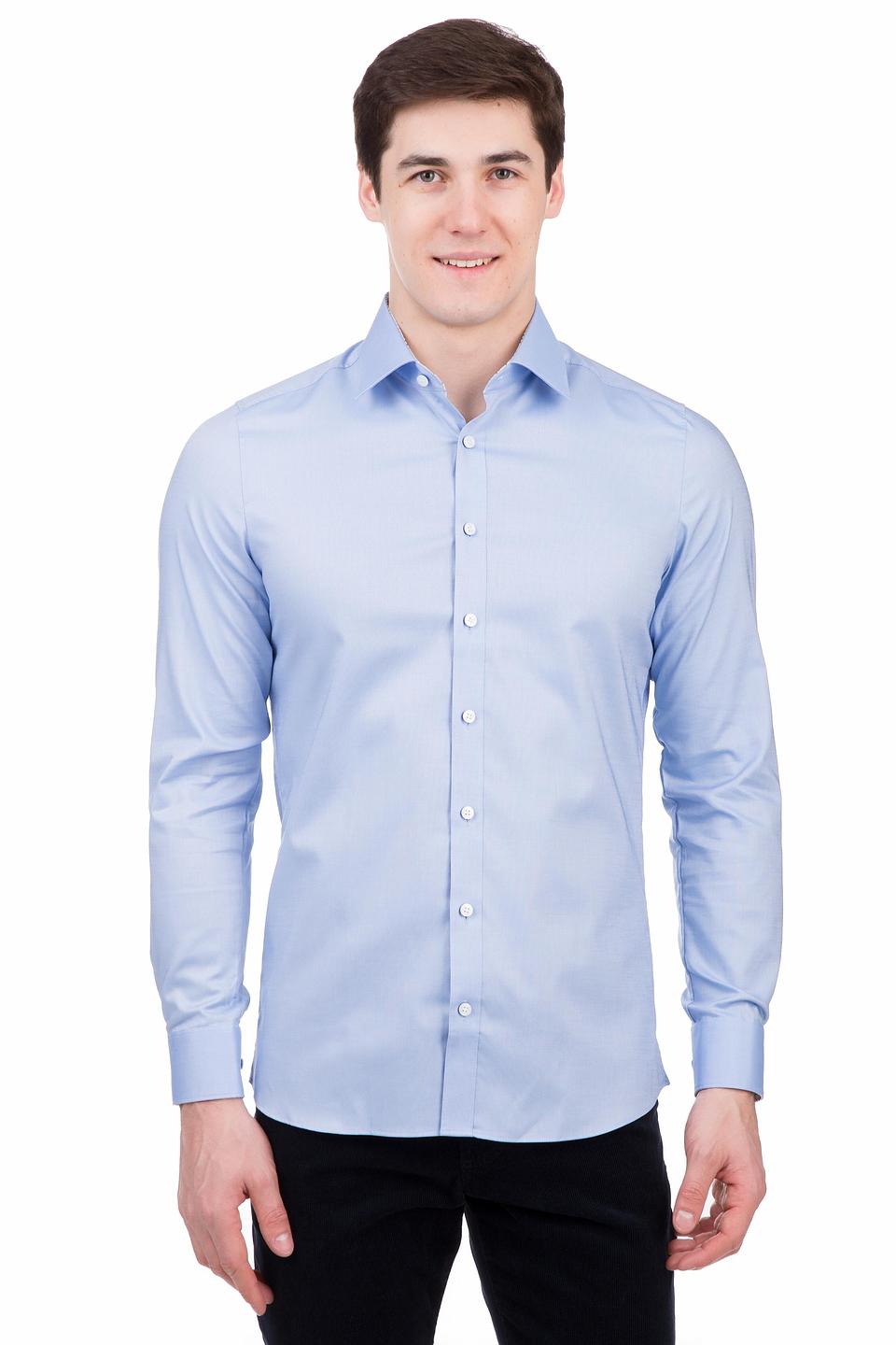 Рубашка Olymp голубая Slim Fit