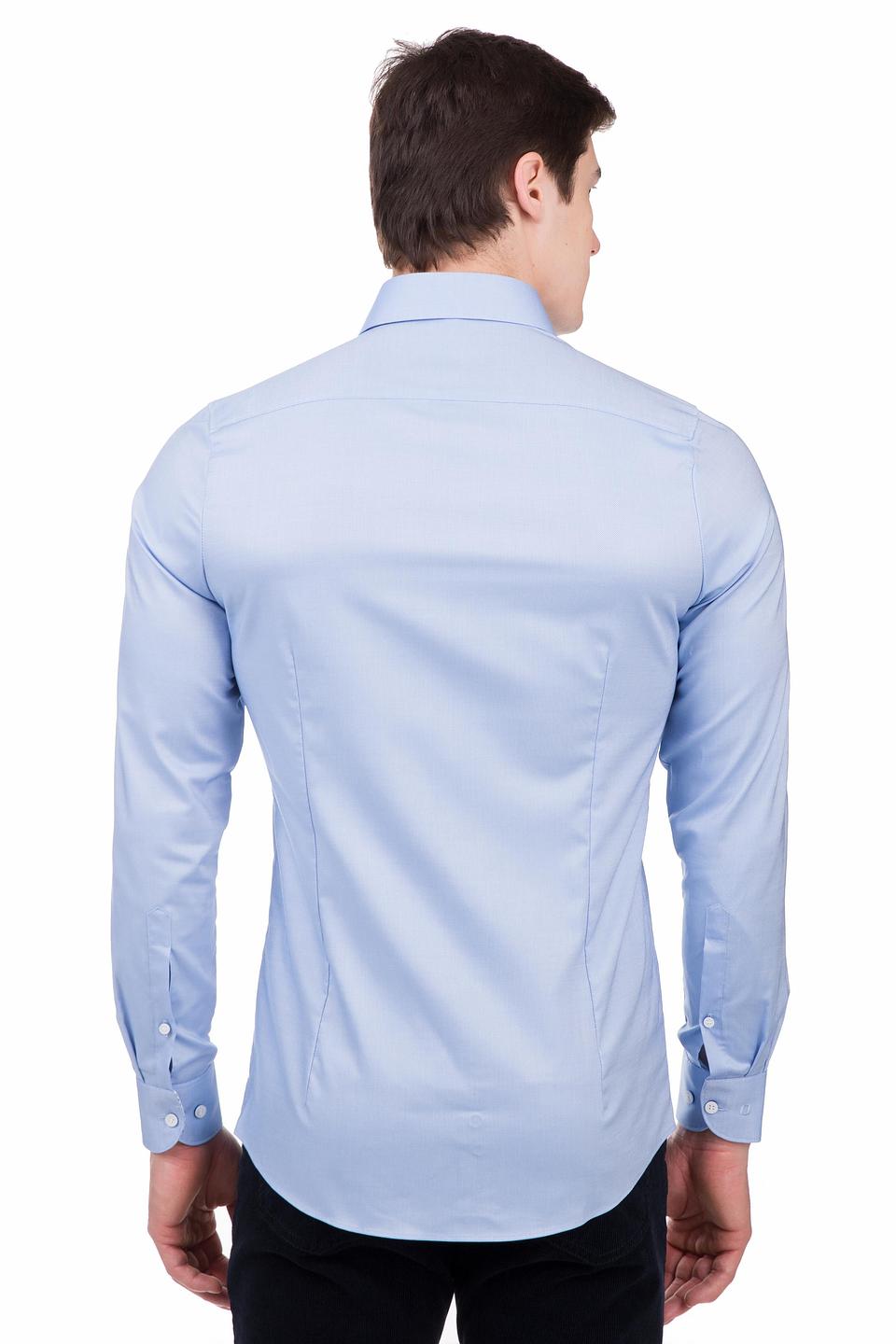 Рубашка Olymp голубая Slim Fit