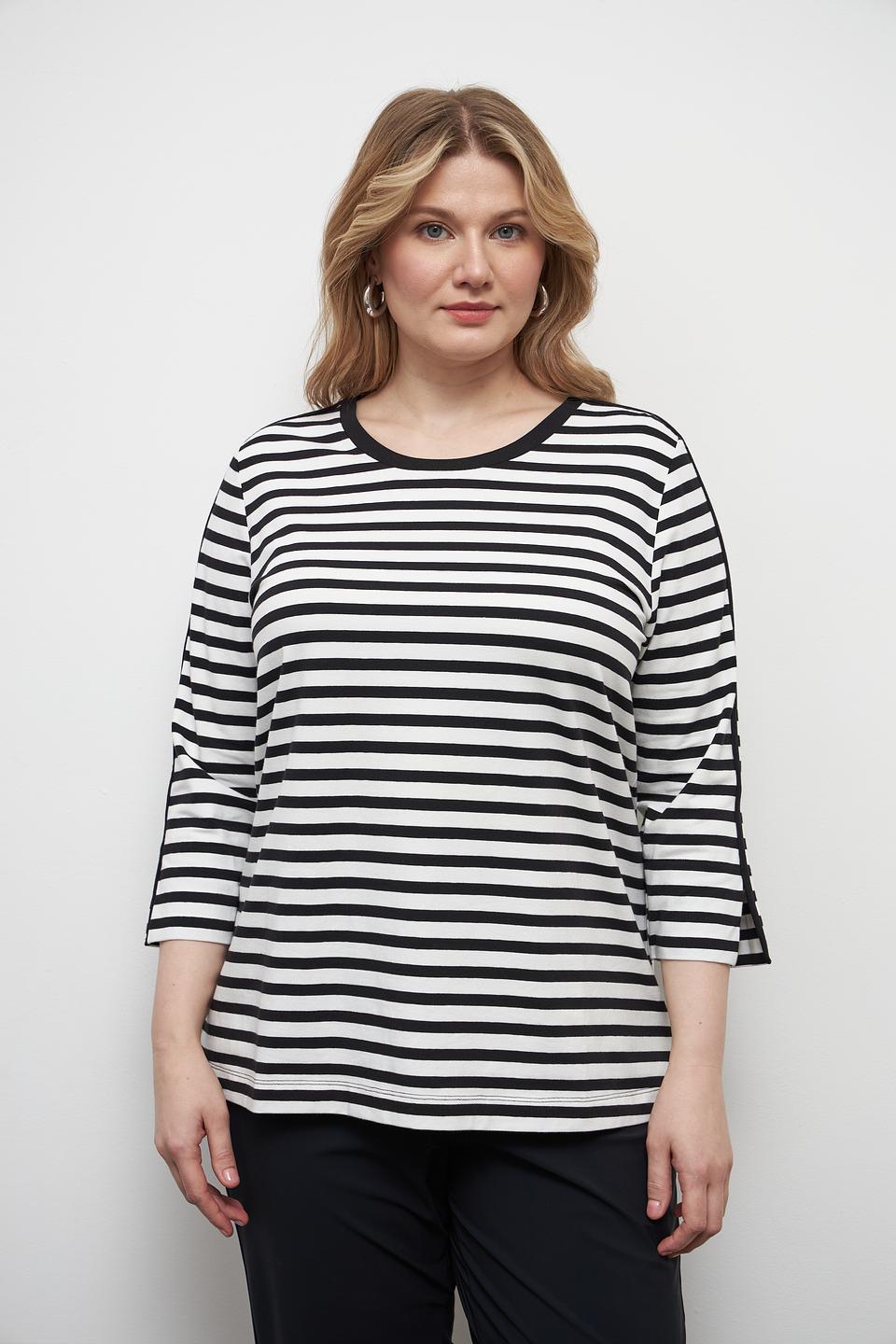 Лонгслив Frapp в полоску