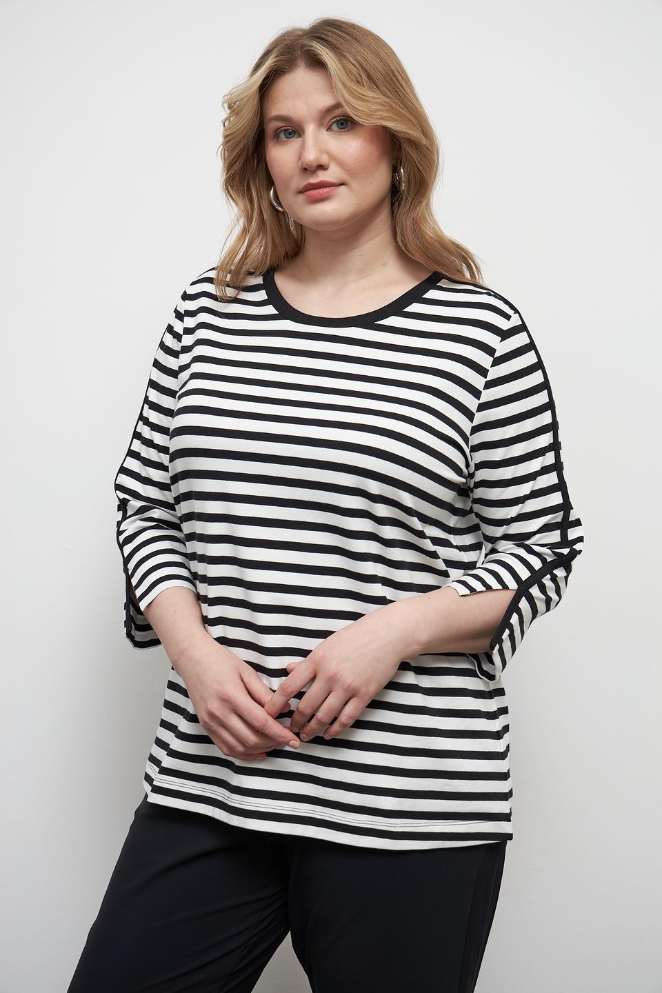 Лонгслив Frapp в полоску