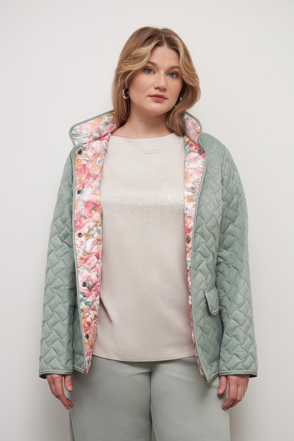 Куртка Lebek стеганая мятная