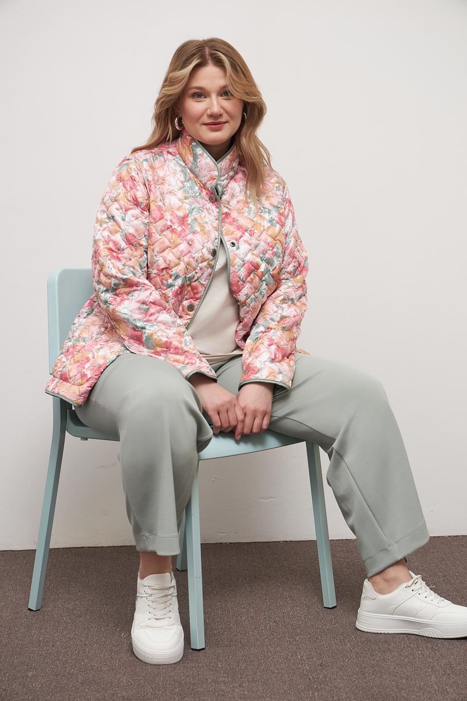 Куртка Lebek стеганая мятная