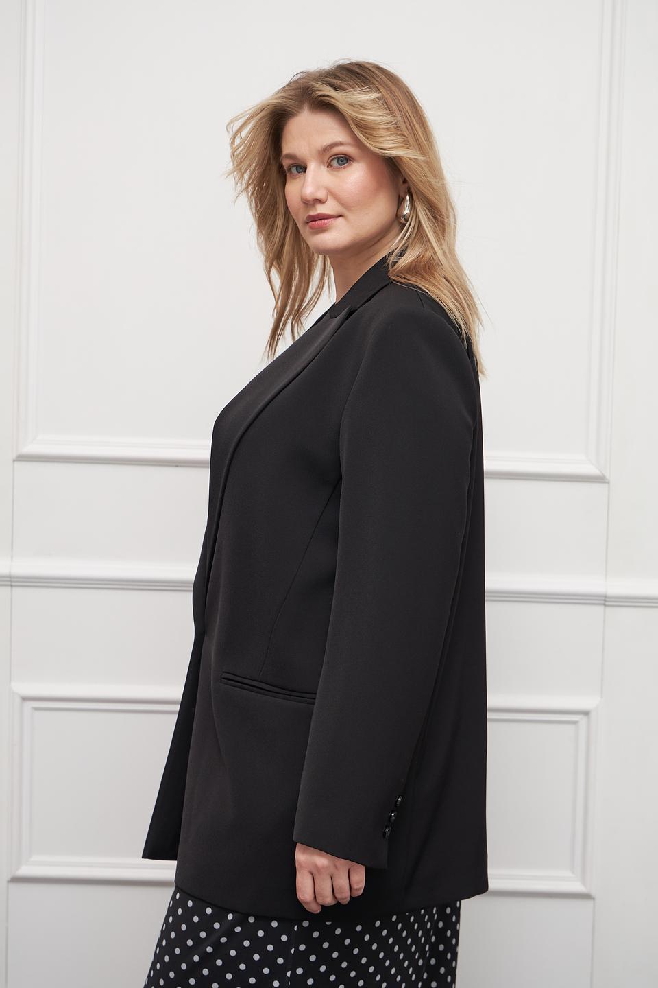 Жакет Marc Aurel чёрный оверсайз