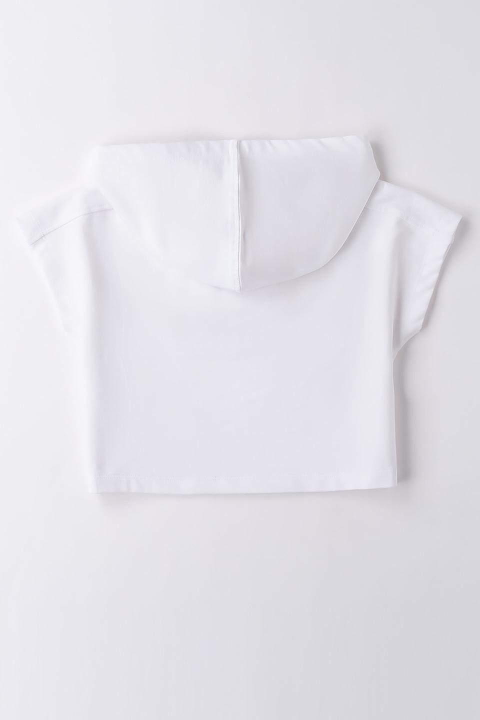 Джемпер Sarabanda дев. белый с надписью