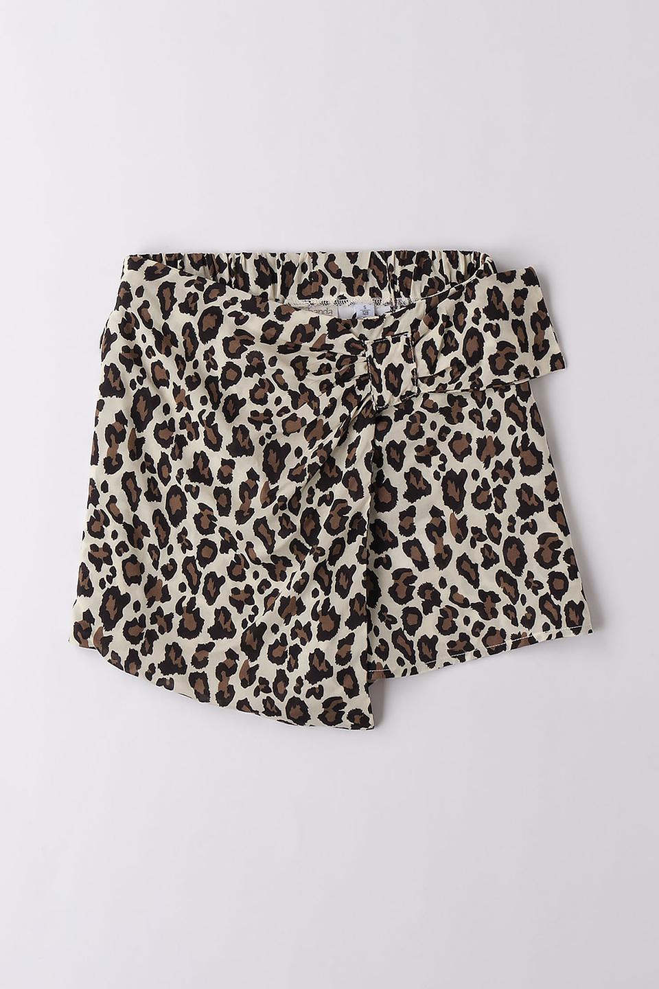 Шорты Sarabanda дев. леопард
