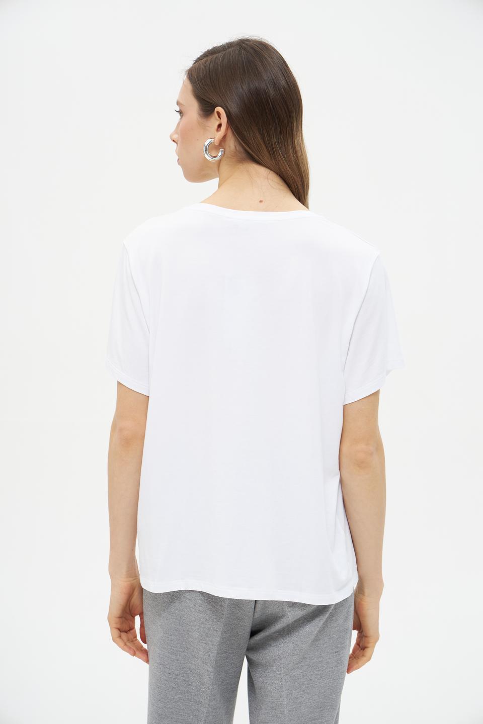 Футболка More and More с принтом